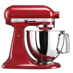 KitchenAid Küchenmaschine ARTISAN 175PS In Empire Rot Mit Gemüseschneider 15