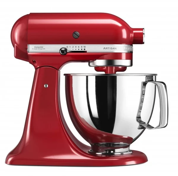 KitchenAid Küchenmaschine ARTISAN 175PS In Empire Rot Mit Gemüseschneider 5