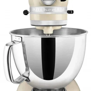 KitchenAid Küchenmaschine ARTISAN 175PS In Creme Mit Speiseeismaschine 14