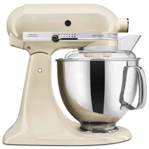 KitchenAid Küchenmaschine ARTISAN 175PS In Creme Mit Speiseeismaschine 16