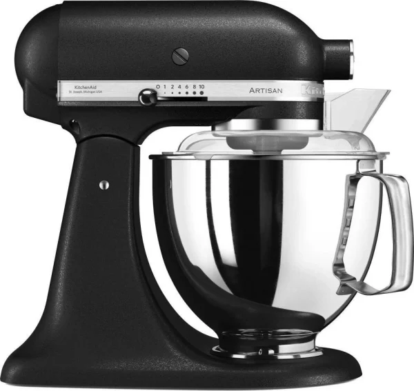 KitchenAid Küchenmaschine ARTISAN 175PS In Gusseisen Schwarz Mit Speiseeismaschine 6