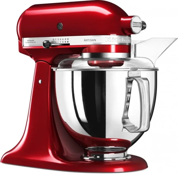 KitchenAid Küchenmaschine ARTISAN 175PS In Liebesapfelrot Mit Gemüseschneider 5