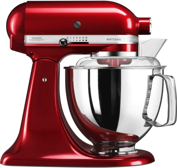 KitchenAid Küchenmaschine ARTISAN 175PS In Liebesapfelrot Mit Nudelvorsatz 6