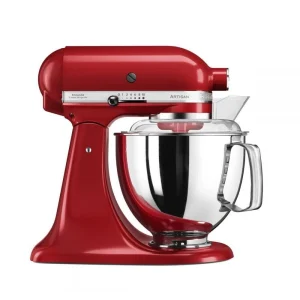 KitchenAid Küchenmaschine ARTISAN 175PS In Empire Rot Mit Fleischwolf Aus Metall 11