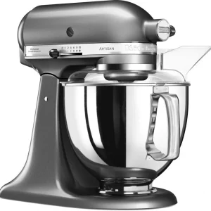 KitchenAid Küchenmaschine ARTISAN 175PS Medallion Silber Kochprofi-Set 26