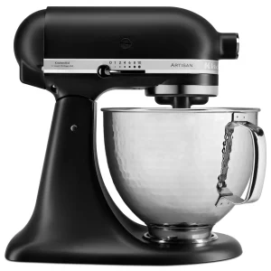 KitchenAid Küchenmaschine ARTISAN 156PS In Mattschwarz Mit Gemüseschneider 13