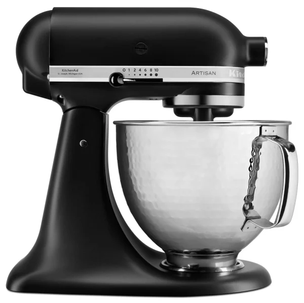 KitchenAid Küchenmaschine ARTISAN 156PS In Mattschwarz Mit Gemüseschneider 4