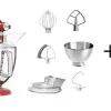 KitchenAid Küchenmaschine ARTISAN 175PS Empire Rot Backprofi-Set 20