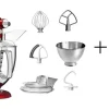 KitchenAid Küchenmaschine ARTISAN 175PS In Liebesapfelrot Mit Gemüseschneider 19