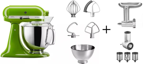 KitchenAid Küchenmaschine ARTISAN 175PS Matcha Kochprofi-Set 1