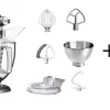 KitchenAid Küchenmaschine ARTISAN 175PS Medallion Silber Kochprofi-Set 35