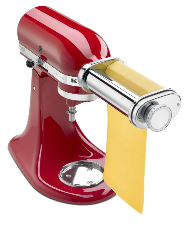 KitchenAid Küchenmaschine ARTISAN 175PS In Empire Rot Mit Nudelvorsatz 4