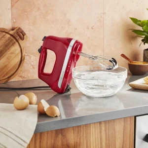 KitchenAid Handrührer Mit Flexi-Rührer In Empire Rot 21