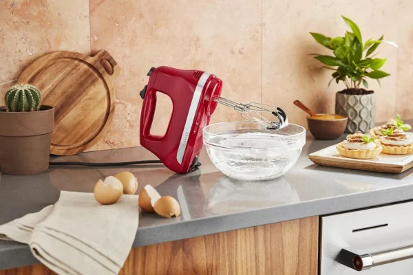 KitchenAid Handrührer Mit Flexi-Rührer In Empire Rot 8